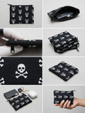 Skull & Stash Mini Zip Pouch