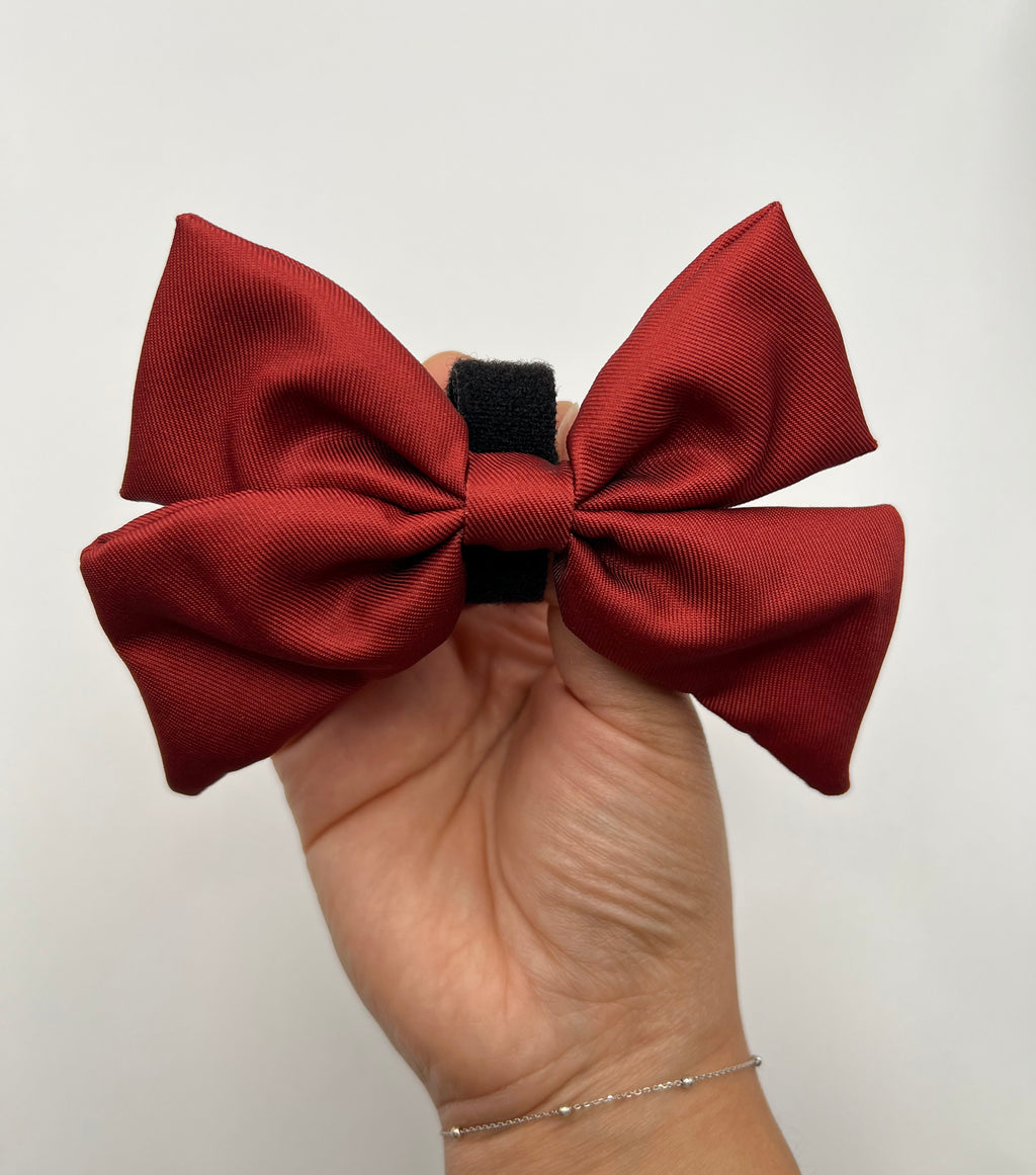 Burgundy Bow Tie