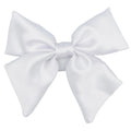 White Satin Sailor Bow